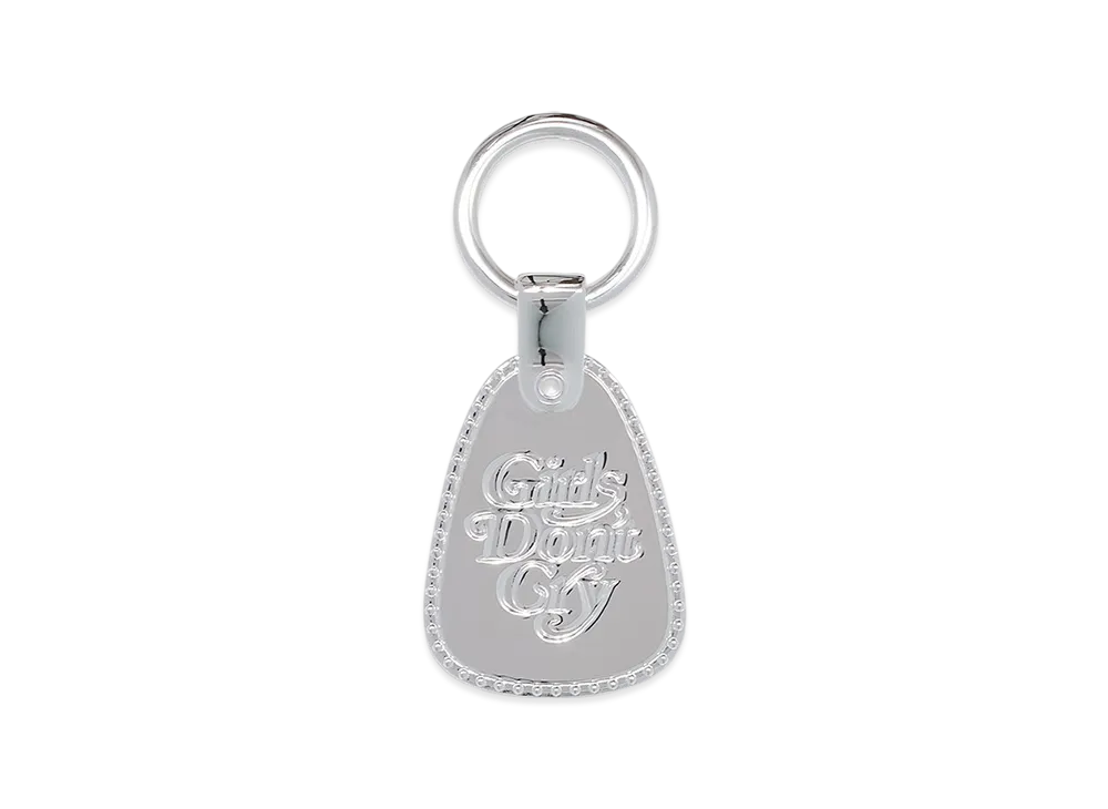 Dover Street Market x VERDY Girls Don't Cry Logo Keychain "Sterling Silver"