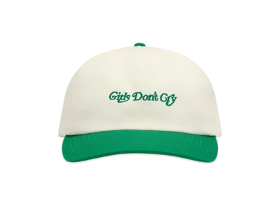 Dover Street Market x VERDY Girls Don't Cry Logo Hat "Ivory/Green"