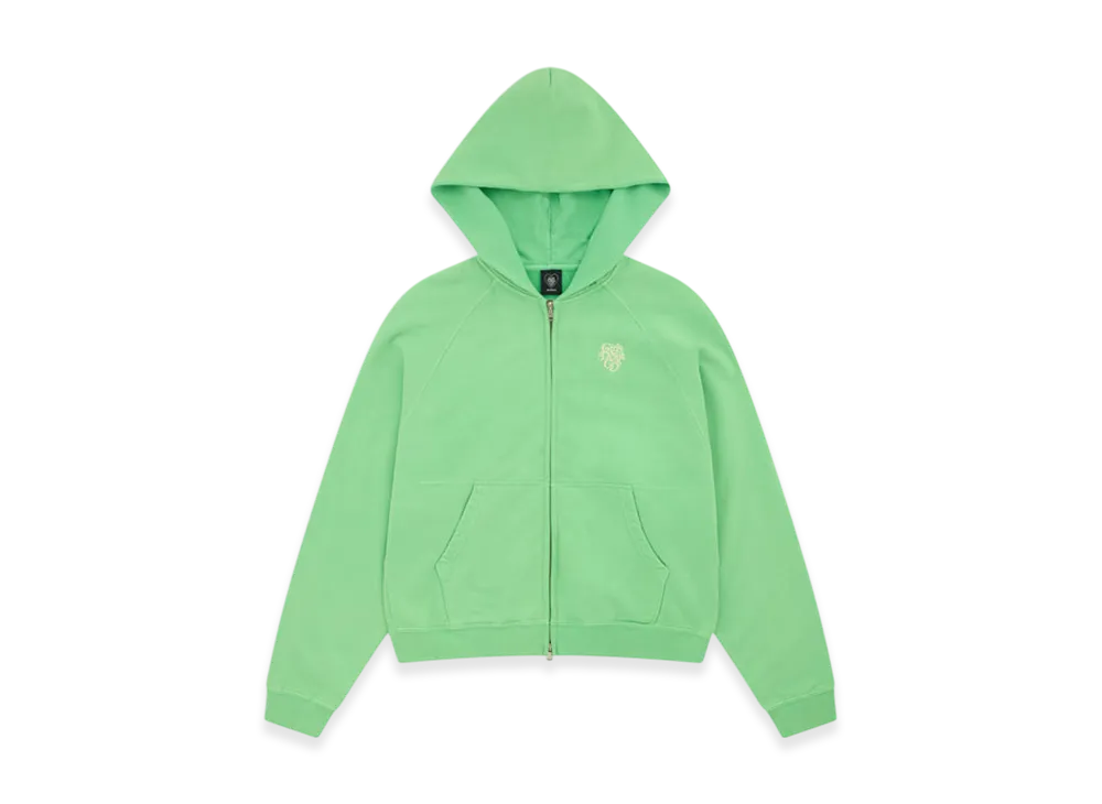 Girls Don't Cry Zip Sweat Hoodie "Green"