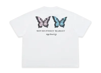 Dover Street Market x VERDY Girls Don't Cry DSM Butterfly T-Shirt "White"