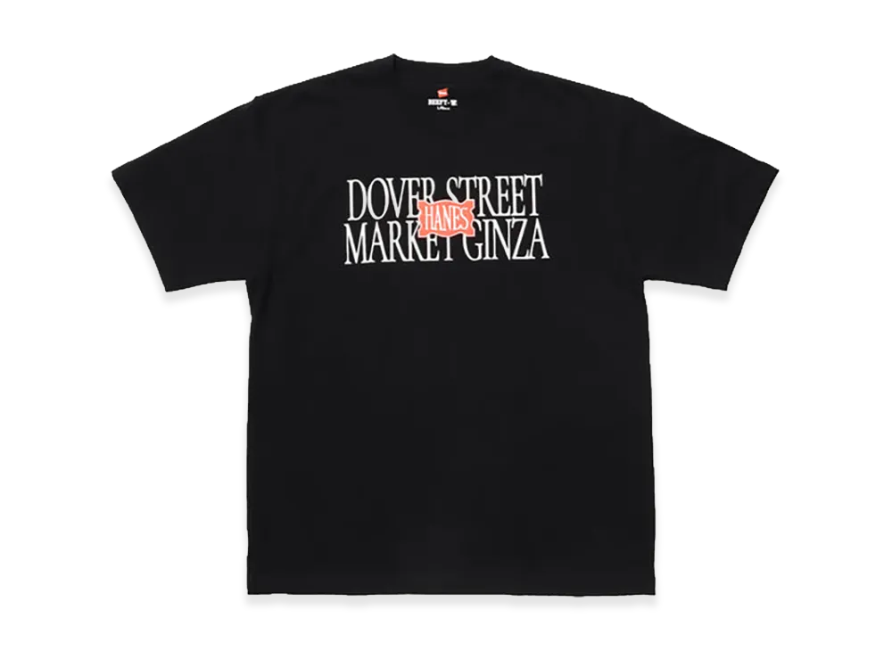 Dover Street Market x Hanes Beefy Tee "Black"