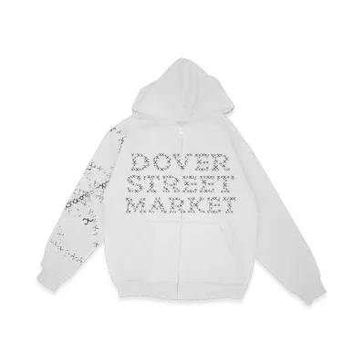 Dover Street Market x BIGBANG Cosmos Zip-Up Hoodie "White"