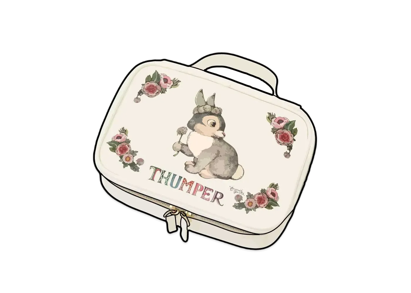 Disney x Yuko Higuchi Thumper Vanity Pouch "White"