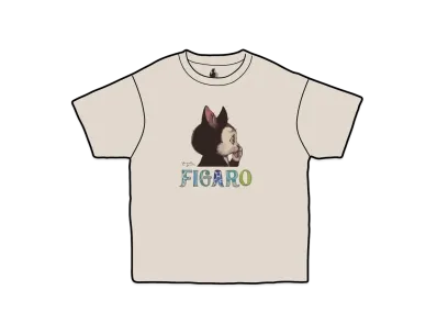 Disney x Yuko Higuchi Figaro Short sleeve T-shirt "White"