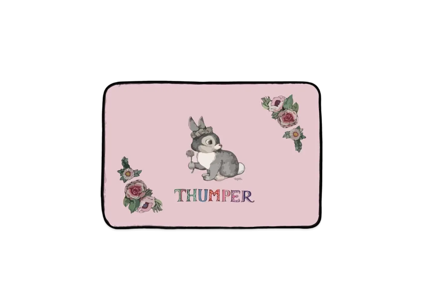Disney x Yuko Higuchi Thumper Blanket Reversible With Drawstring Bag "Pink"