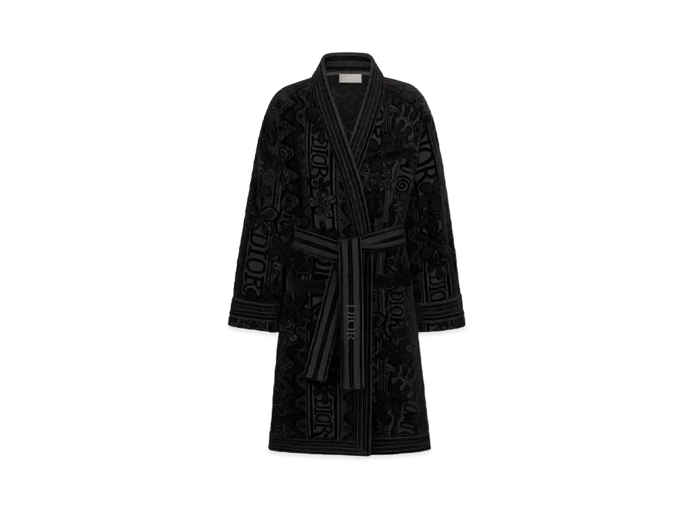 Dior x Shawn Stussy Bath Robe "Black"