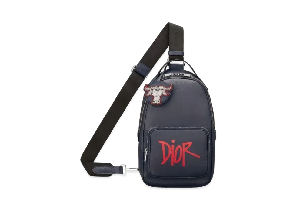 Dior x Shawn Stussy Crossbody Backpack "Navy"