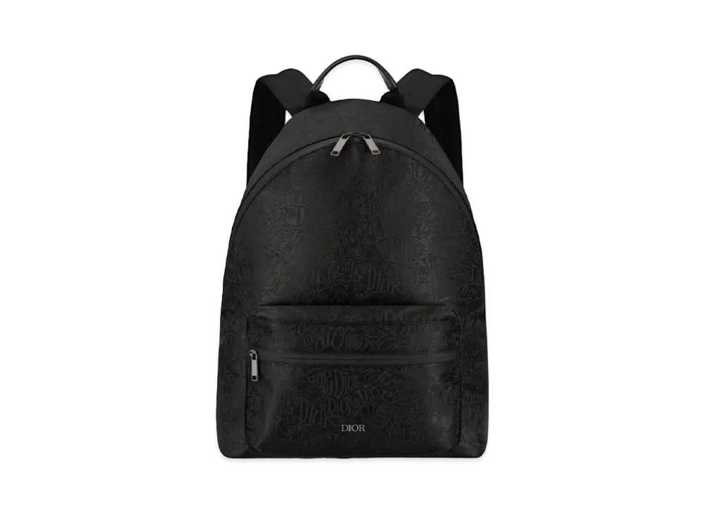 Dior x Shawn Stussy Rider Backpack "Black"
