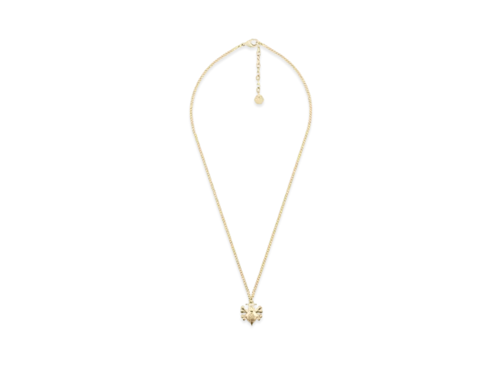 Dior x Shawn Stussy Pendant Necklace "Gold"