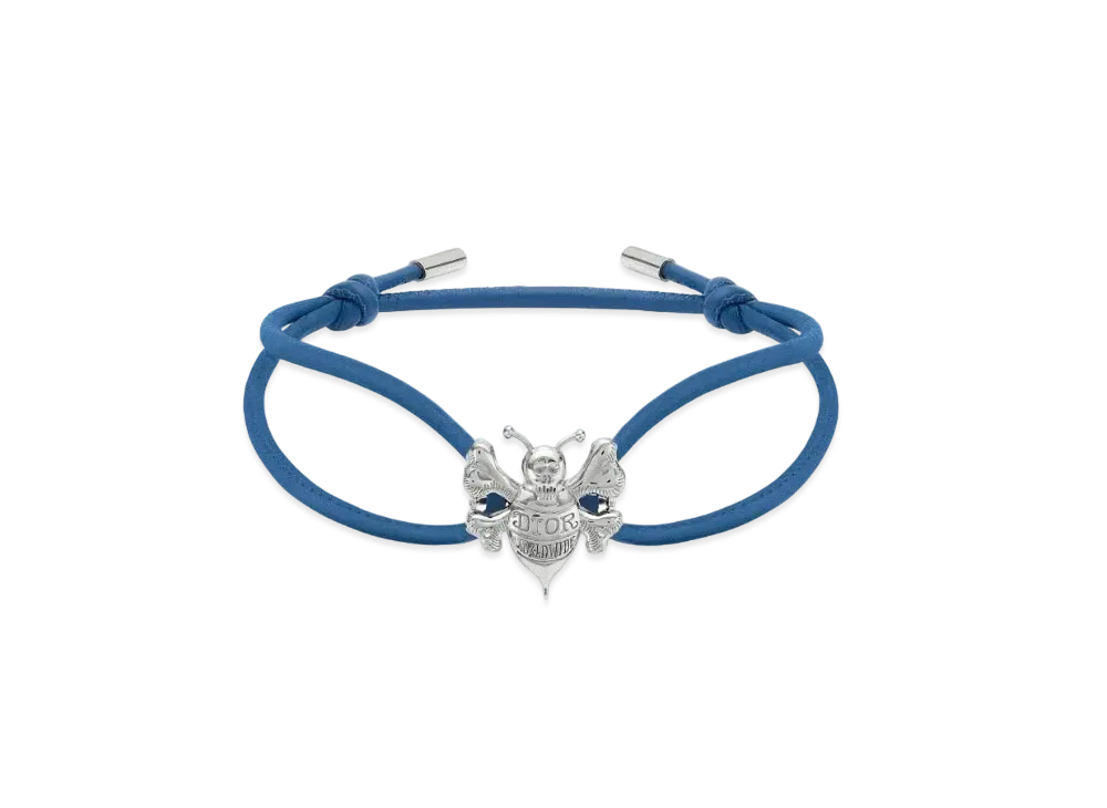 Dior x Shawn Stussy Cord Bracelet "Blue"