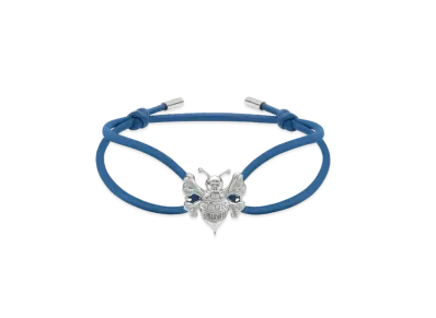 Dior x Shawn Stussy Cord Bracelet "Blue"