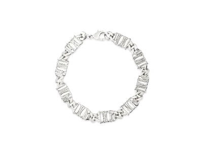 Dior x Shawn Stussy Chain Link Bracelet "Silver"