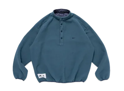 DESCENDANT Hutte Fleece Ls Shirt "Teal"