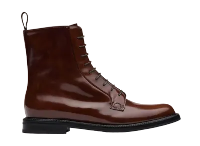 Church’s Women's Alexandra Polished Binder Calf "Tabaco" DT0093_9EM_F0AEY Diamond Rubber Sole