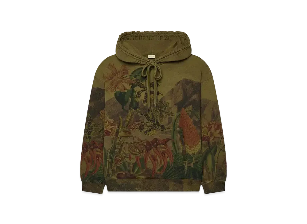 DRIES VAN NOTEN Loose Fit Hoodie "Khaki"