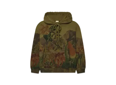 DRIES VAN NOTEN Loose Fit Hoodie "Khaki"