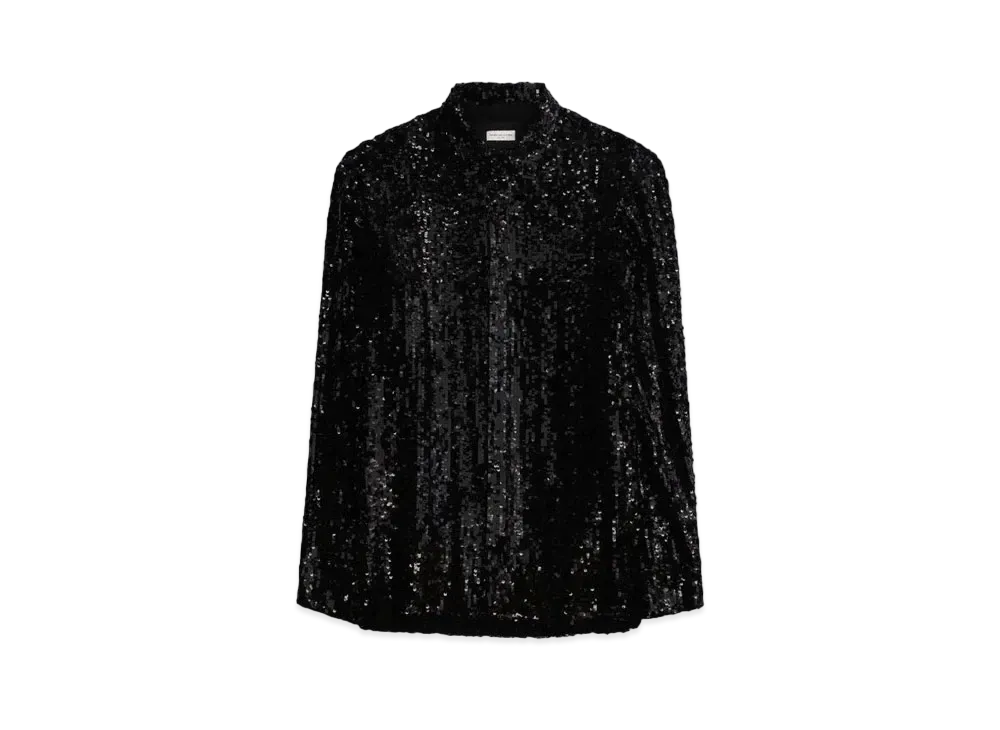 DRIES VAN NOTEN Embellished Shirt "Black"