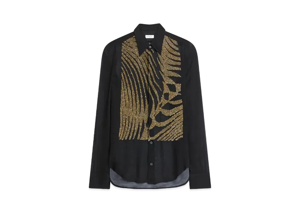 DRIES VAN NOTEN Embellished Shirt "Black"