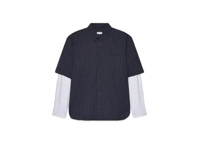 DRIES VAN NOTEN Double Sleeve Shirt "Navy"