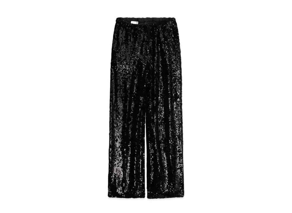 DRIES VAN NOTEN Embellished Pants "Black"