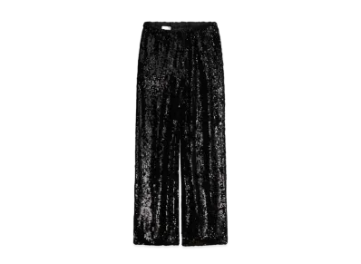 DRIES VAN NOTEN Embellished Pants "Black"