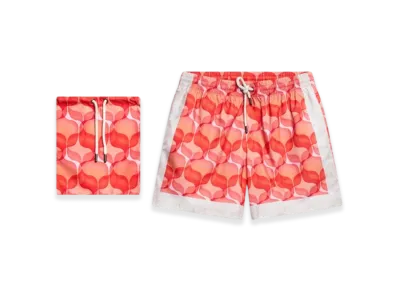 DRIES VAN NOTEN Printed Swim Shorts "Red"