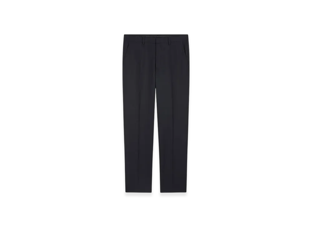 DRIES VAN NOTEN Wool Slim Fit Pants "Navy"