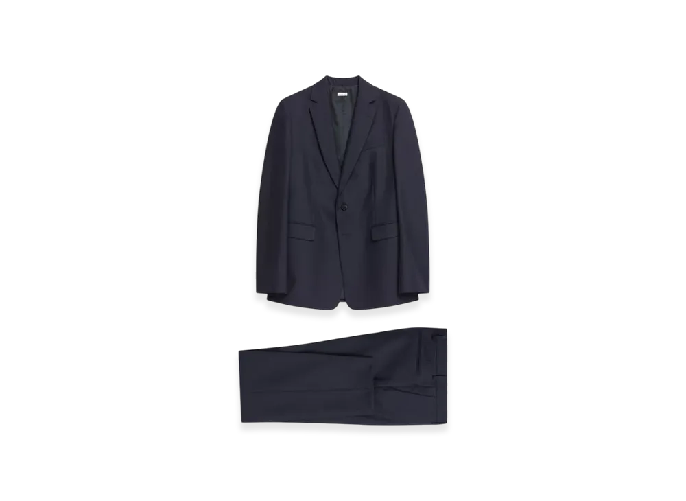 DRIES VAN NOTEN Slim Fit Suit "Navy"