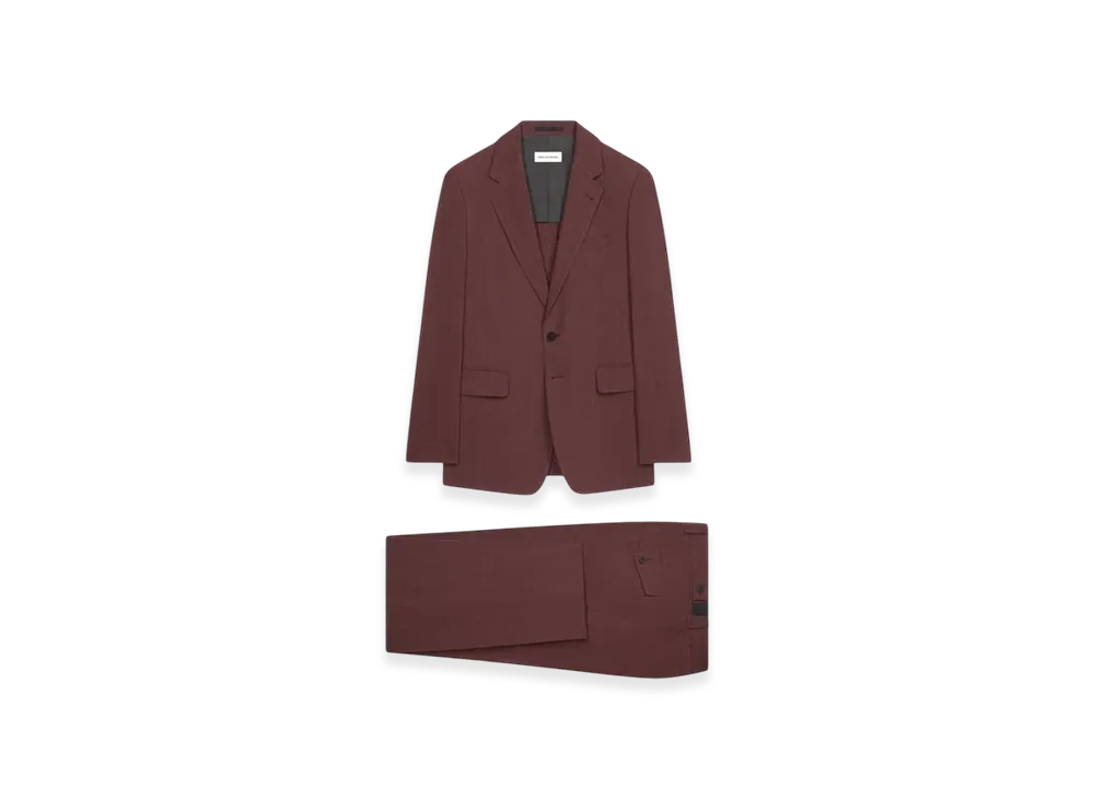 DRIES VAN NOTEN Soft Constructed Suit "Rust"