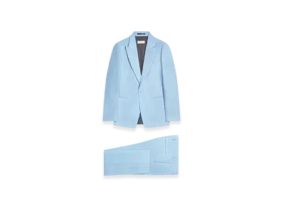 DRIES VAN NOTEN Fitted Tuxedo "Light Blue"