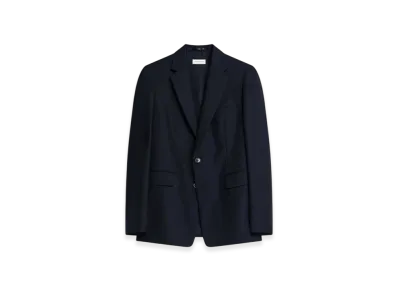 DRIES VAN NOTEN Slim Fit Wool Blazer "Navy"
