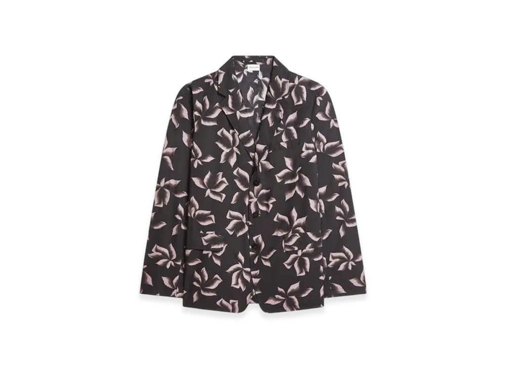 DRIES VAN NOTEN Printed Cotton Blazer "Auber"
