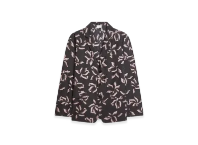 DRIES VAN NOTEN Printed Cotton Blazer "Auber"