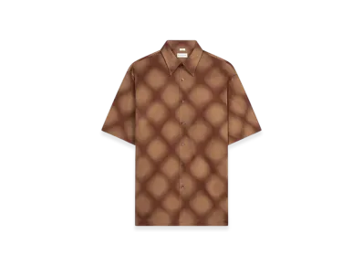 DRIES VAN NOTEN Short Sleeve Shirt "Burgundy"
