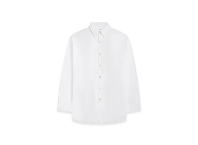 DRIES VAN NOTEN Oversized Cotton Shirt "White"