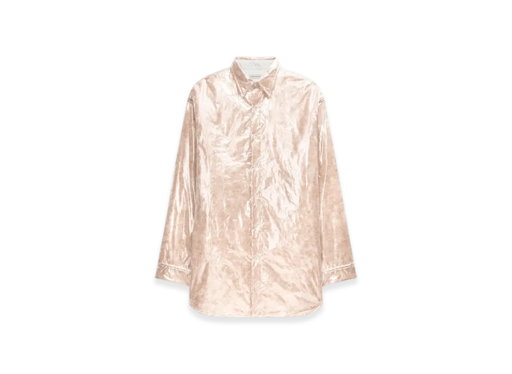 DRIES VAN NOTEN Oversized Puffed Shirt "Transparent"