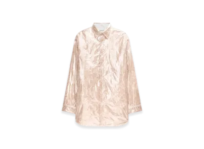 DRIES VAN NOTEN Oversized Puffed Shirt "Transparent"