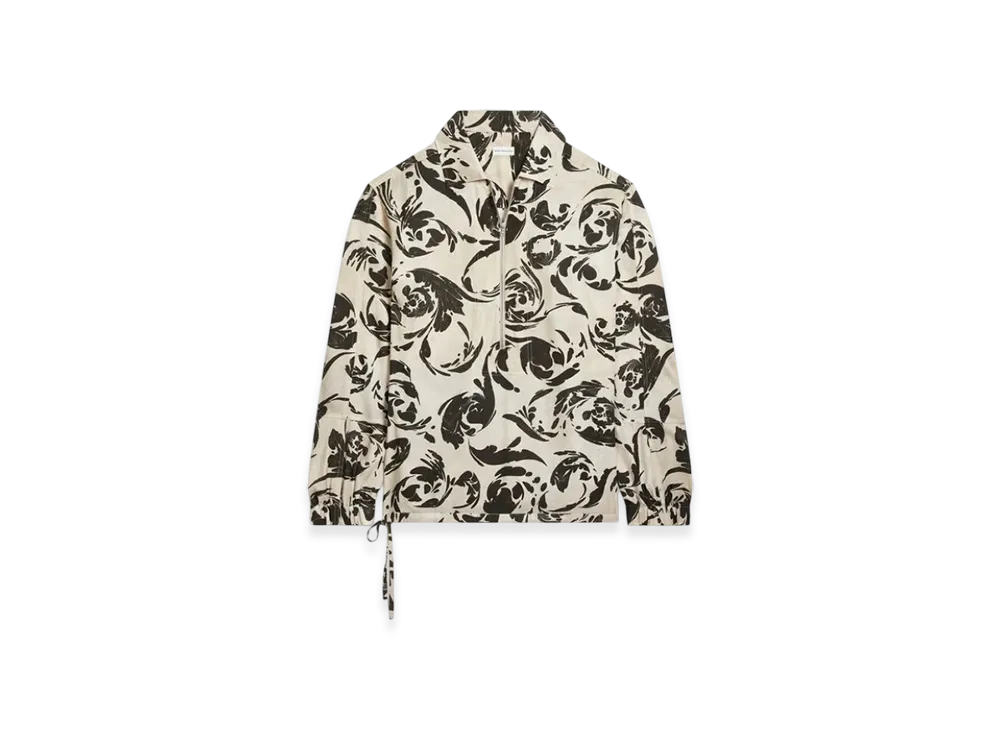 DRIES VAN NOTEN Half Zip Shirt "Black"