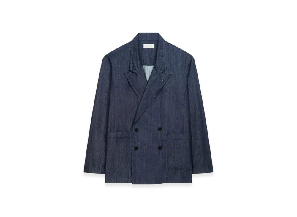 DRIES VAN NOTEN Denim Blazer Shirt "Indigo"
