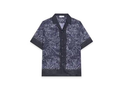 DRIES VAN NOTEN Boxy Cotton Shirt "Navy"