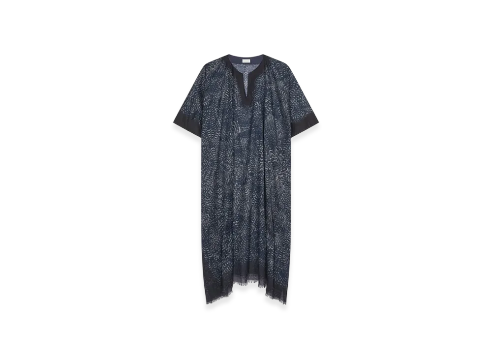 DRIES VAN NOTEN Printed Kaftan "Dessin B"