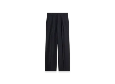 DRIES VAN NOTEN Wool Straight Pants "Navy"