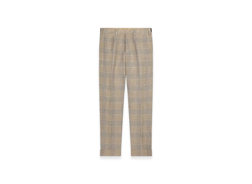 DRIES VAN NOTEN Cuffed Pants "Mustard"