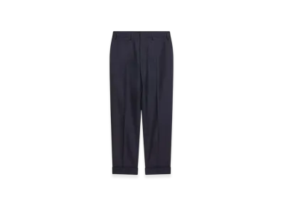 DRIES VAN NOTEN Cuffed Pants "Navy"