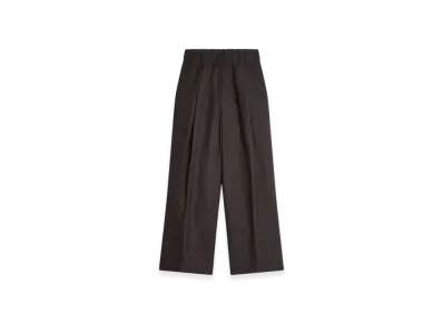 DRIES VAN NOTEN Pleated Pants "Dark Brown"