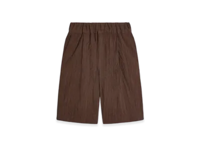 DRIES VAN NOTEN Pleated Bermuda Shorts "Brown"