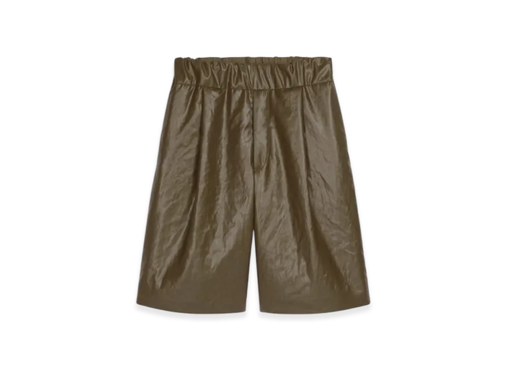 DRIES VAN NOTEN Padded Bermuda Shorts "Khaki"