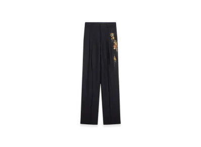 DRIES VAN NOTEN Embellished Pants "Navy"