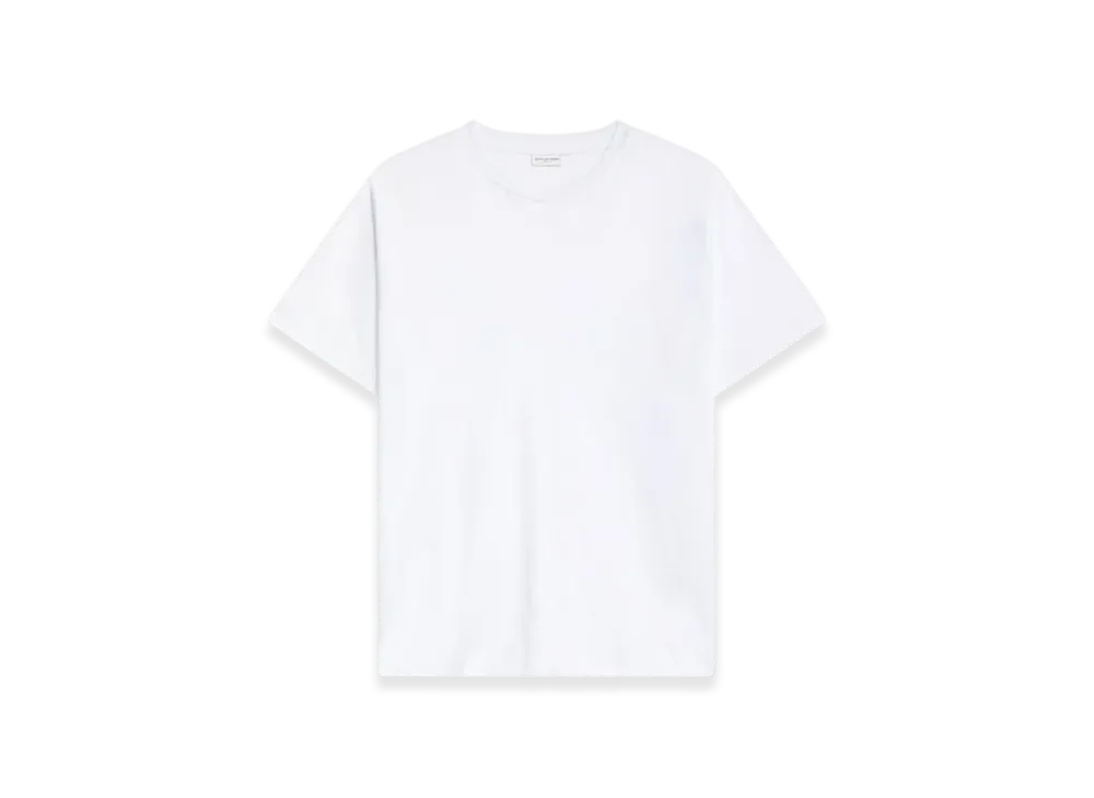DRIES VAN NOTEN Boxy Cotton Tee "White"