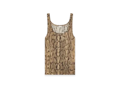 DRIES VAN NOTEN Cotton Tank Top "Sand"